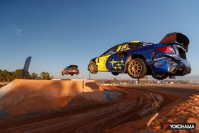 Egy tipikus NRX (Nitro Rallycross) jelenet